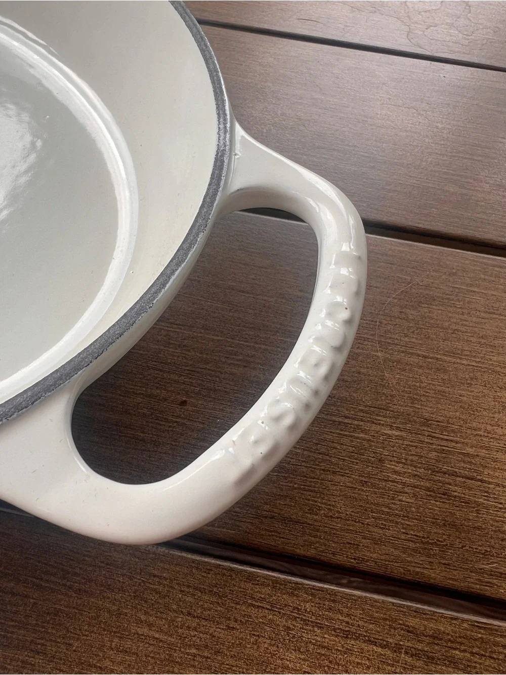 New — Le Creuset Signature Oval Baker White NWT 3 Quart